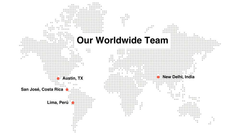 ex2 worldwide team map